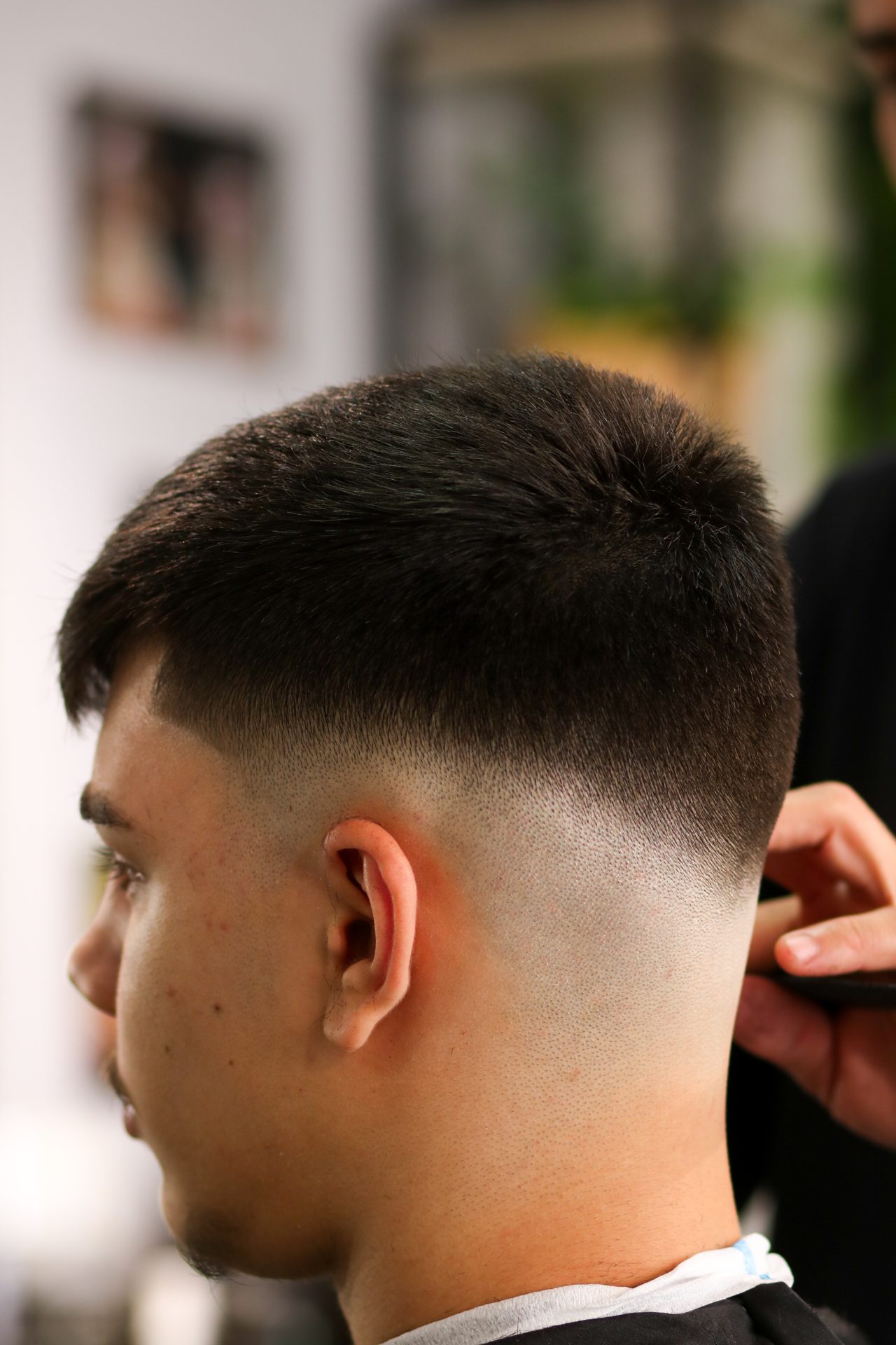 Corte degradê finalizado